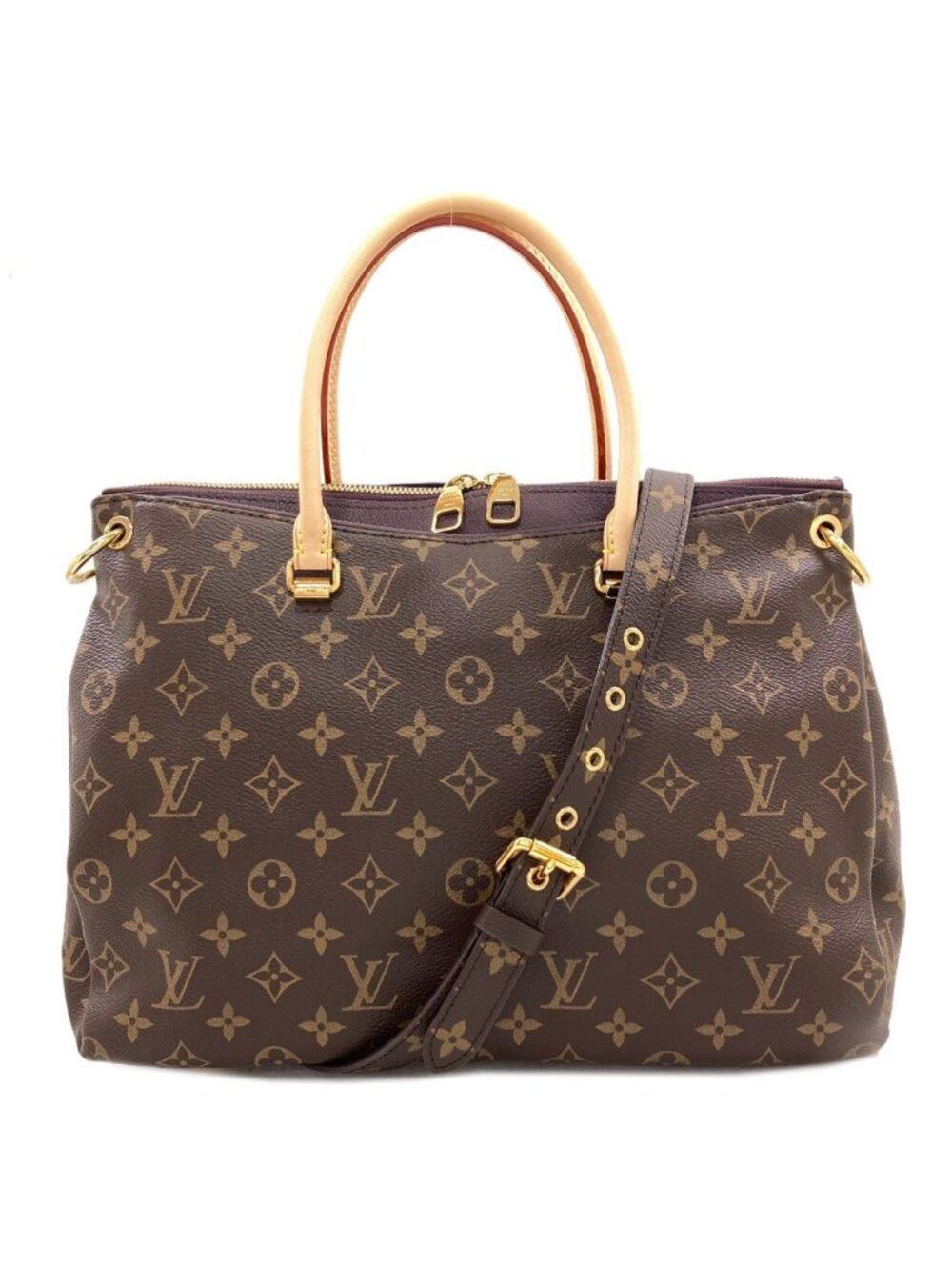 Louis Vuitton Pallas Handbag Monogram Canvas